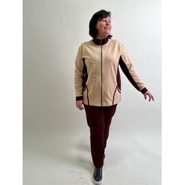 Костюм спортивний жіночий теплий 843 beige р.56-62 "LIArt" недорого оптом від прямого постачальника