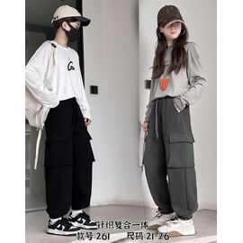 Фотография Штаны детские спортивные зимние унисекс A261 grey р.21-26 "Farbique" недорого оптом от прямого поставщика