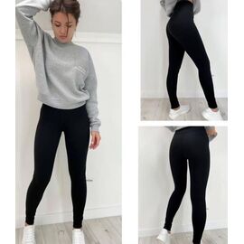 Лосини жіночі теплі 700 black р.42-48 "VICTORY" недорого оптом від прямого постачальника