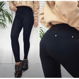 Лосини жіночі теплі 7031 black р.50-56 "VICTORY" недорого оптом від прямого постачальника