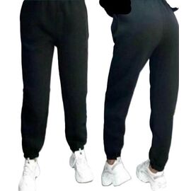 Фотография Штаны спортивные женские тёплые 8023 black р.42-48 "VICTORY" недорого оптом от прямого поставщика