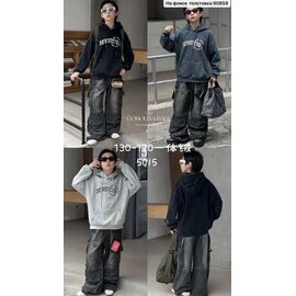 Батник дитячий теплий на хлопчика 5015 grey р.130-170 "Major" недорого оптом від прямого постачальника