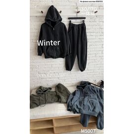 Костюм дитячий спортивний теплий на хлопчика 5007 black р.130-170 "Major" недорого оптом від прямого постачальника