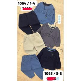 Костюм дитячий спортивний теплий на хлопчика 1064 black р.1-4 "Major" недорого оптом від прямого постачальника