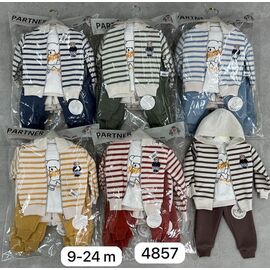 Костюм дитячий спортивний теплий на хлопчика 4857 khaki р.0.9-2 "Major" недорого оптом від прямого постачальника