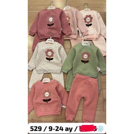 Фотография Костюм детский спортивный тёплый на девочку 539 pink р.0.9-2 "Major" недорого оптом от прямого поставщика