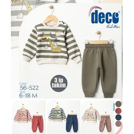 Фотография Костюм детский спортивный тёплый на мальчика 56522 khaki р.0.6-1.5 "Major" недорого оптом от прямого поставщика