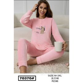 Піжама жіноча махра р-ри M-3XL (3цв)"FLOWER" купити недорого від прямого постачальника