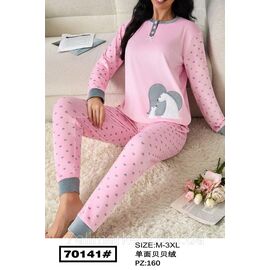 Піжама жіноча велюр р-ри M-3XL "FLOWER" купити недорого від прямого постачальника