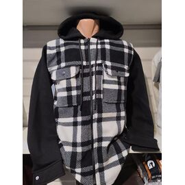 Фотография Рубашка мужская тёплая 1380 black р.S-2XL "RING" недорого оптом от прямого поставщика