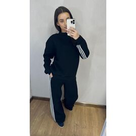 Костюм спортивний жіночий 084 black р.42-52 "VALENTINA" недорого оптом від прямого постачальника