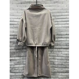 Костюм спортивний жіночий 096 beige р.42-48 "VALENTINA" недорого оптом від прямого постачальника