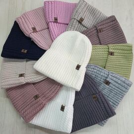 Фотография Шапка зимняя женская CN1428 mix р.56-60 "SELFI" недорого оптом от прямого поставщика