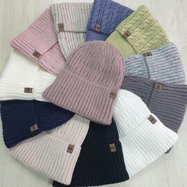 Фотография Шапка зимняя женская CN1429 mix р.56-60 "SELFI" недорого оптом от прямого поставщика