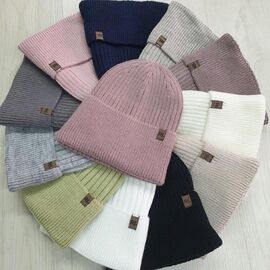 Фотография Шапка зимняя женская CN1432 mix р.56-60 "SELFI" недорого оптом от прямого поставщика