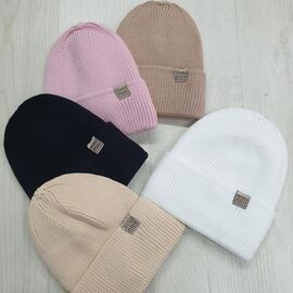 Фотография Шапка детская зимняя на девочку CN1447 mix р.52-56 "SELFI" недорого оптом от прямого поставщика