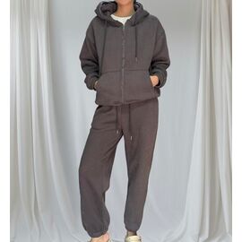 Костюм спортивний жіночий KT4 d.grey р.S-XL "Katty" недорого оптом від прямого постачальника