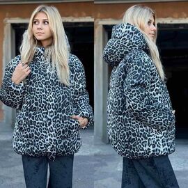 Курка дитяча зимова на дівчинку KR291 grey р.34-42 "Karolina" недорого оптом від прямого постачальника