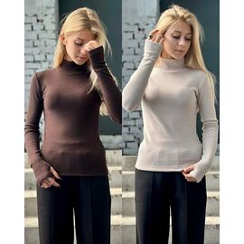 Фотография Гольф детский на девочку KR295 brown р.34-42 "Karolina" недорого оптом от прямого поставщика