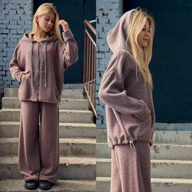 Фотография Костюм детский спортивный на девочку KR300 brown р.32-42 "Karolina" недорого оптом от прямого поставщика