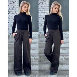 Фотография Штаны детские утеплённые на девочку KR302 brown р.32-42 "Karolina" недорого оптом от прямого поставщика