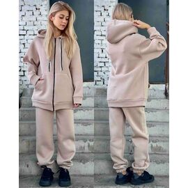 Фотография Костюм детский спортивный тёплый на девочку KR329 beige р.32-42 "Karolina" недорого оптом от прямого поставщика