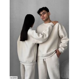 Фотография Женский спортивный костюм трёхнитка на флисе р.S-M;M-L (3цв) "ANNVER" купить недорого от прямого поставщика