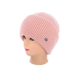 Шапка зимова жіноча Ангора на флісі 02358-5 peach р.56-60 "Angelica" недорого оптом від прямого постачальника