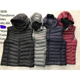 Фотография Жилетка демисезонная мужская на меху полу батал р-ры 4XL-8XL (4цв) "NEW NOCE" недорого от прямого поставщика