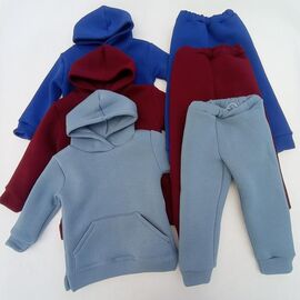 Костюм дитячий спортивний теплий на хлопчика B569 blue р.28-34 "Baykush" недорого оптом від прямого постачальника