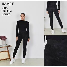 Лосини жіночі теплі 806 black р.M-2XL "Immei" недорого оптом від прямого постачальника