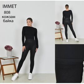 Лосини жіночі теплі 808 black р.M-2XL "Immei" недорого оптом від прямого постачальника