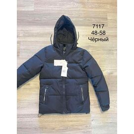 Фотография Куртка мужская зимняя 7117 black р.48-58 "Lina" недорого оптом от прямого поставщика
