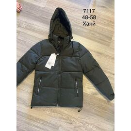 Фотография Куртка мужская зимняя 7117 khaki р.48-58 "Lina" недорого оптом от прямого поставщика