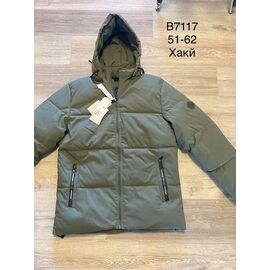 Фотография Куртка мужская зимняя 7117 green р.48-58 "Lina" недорого оптом от прямого поставщика