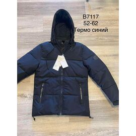 Фотография Куртка мужская зимняя 7117 navy р.48-58 "Lina" недорого оптом от прямого поставщика