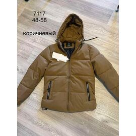 Фотография Куртка мужская зимняя 7117 brown р.52-62 "Lina" недорого оптом от прямого поставщика