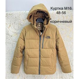 Фотография Куртка мужская зимняя M16 brown р.48-56 "Lina" недорого оптом от прямого поставщика