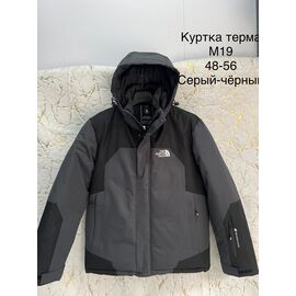 Фотография Куртка мужская зимняя M19 grey-black р.48-56 "Lina" недорого оптом от прямого поставщика