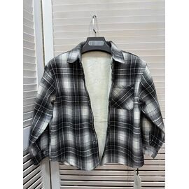 Фотография Рубашка детская тёплая унисекс 8101 black р.110-150 "Major" недорого оптом от прямого поставщика