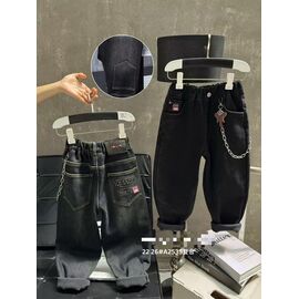 Фотография Джинсы детские утеплённые на мальчика 125535 grey р.22-26 "Major" недорого оптом от прямого поставщика