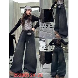 Джинси дитячі утеплені на дівчинку 1252801 grey р.24-28 "Major" недорого оптом від прямого постачальника