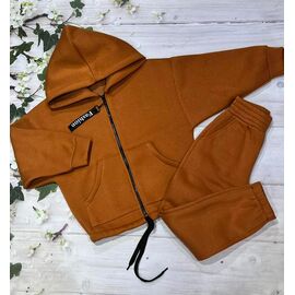 Костюм дитячий спортивний теплий на дівчинку 1000 orange р.122-140 "Marimaks" недорого оптом від прямого постачальника