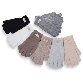 Рукавички жіночі утеплені 2401 mix р.one size "KH clothes" недорого оптом від прямого постачальника