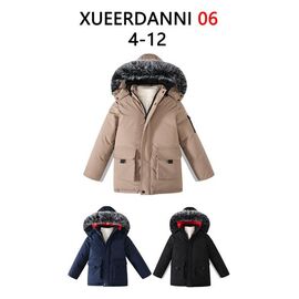 Курка дитяча зимова на хлопчика 06 beige р.4-12 "WHITE" недорого оптом від прямого постачальника