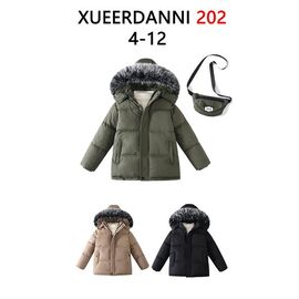 Фотография Курка детская зимняя на мальчика 202 black р.4-12 "WHITE" недорого оптом от прямого поставщика