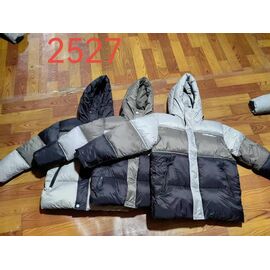 Фотография Курка детская зимняя на мальчика 2527 l.grey-black р.7-13 "WHITE" недорого оптом от прямого поставщика