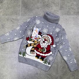 Светер Дитячий на хлопчика FK1451 grey р.2-5 "Fili kids" недорого оптом від прямого постачальника