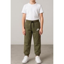 Фотография Штаны детские спортивные на мальчика FK1476 khaki р.4-8 "Fili kids" недорого оптом от прямого поставщика