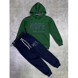 Фотография Костюм детский спортивный тёплый на мальчика FK1480 green р.5-14 "Fili kids" недорого оптом от прямого поставщика